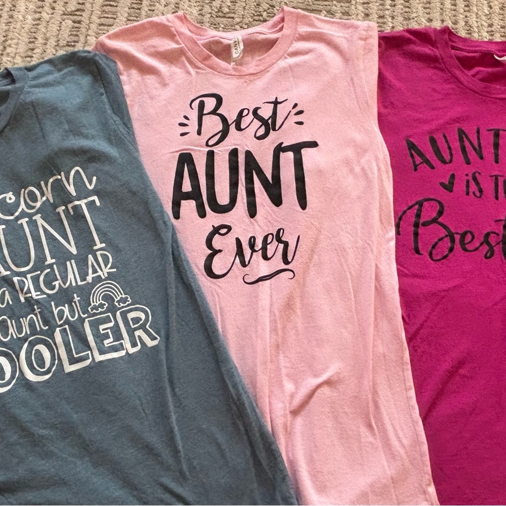 Pink 'Best Aunt Ever' Kids Shirt
